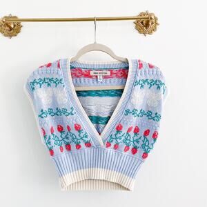 Urban Outfitters Cherry Sweater Vest